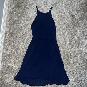 Francesca's Collections Navy Blue Dress
